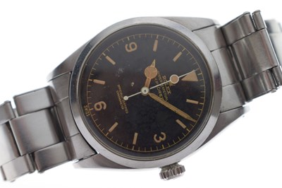 Lot 52 - Rolex - Oyster Perpetual Explorer stainless steel bracelet watch, ref. 6610