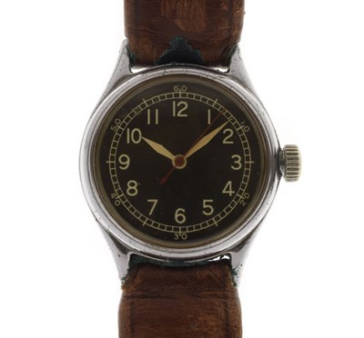 Lot 59 - Bulova - A-11 type World War Two period stainless steel case wristwatch