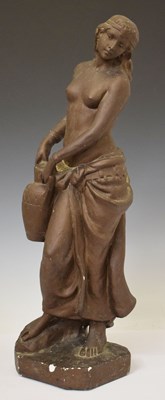Lot 356 - Early 20th century Art Nouveau-style figure of a water carrier