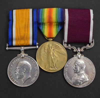 Lot 381 - British First World War medal group to Sergeant W.H.G. Studley