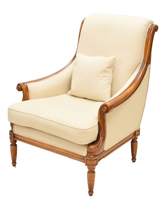 Lot 653 - Wesley-Barrell stained beech armchair