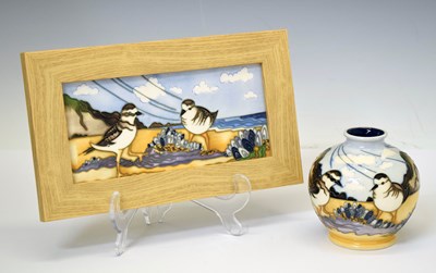 Lot 438 - Moorcroft - Moorcroft Collectors Club vase and tile