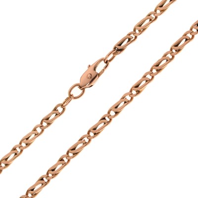 Lot 111 - 9ct gold fancy link necklace
