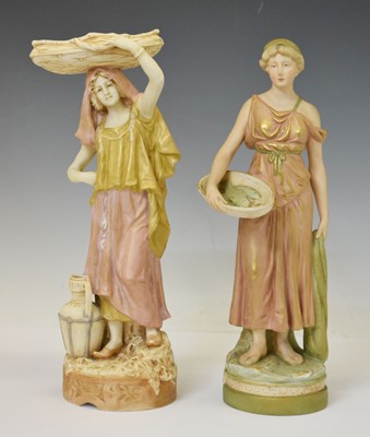 Lot 468 - Two Royal Dux porcelain figures