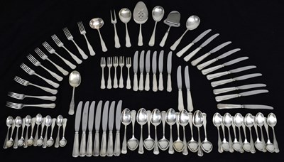 Lot 136 - Canteen of David Andersen 830 standard white metal cutlery