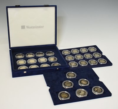 Lot 249 - Royal Mint London 2012 Olympics mint proof 50p coin collection