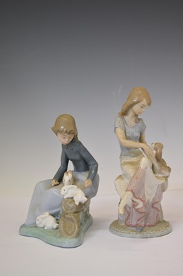 Lot 478 - Lladro – Three figures, etc