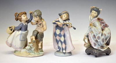 Lot 479 - Lladro – Three figures, etc