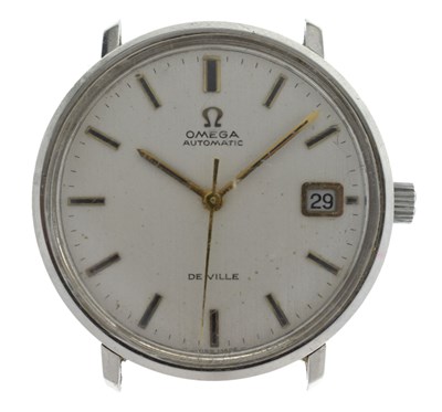 Lot 164 - Omega - Vintage De Ville stainless steel watch head