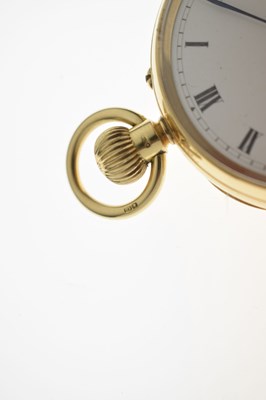 Lot 71 - George V 18ct gold open face pocket watch, Ross, Winchester