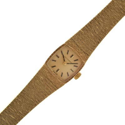 Lot 181 - Longines - Lady's 9ct gold bracelet watch, ref. 51867822