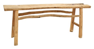 Lot 515 - Large Chinese softwood rustic altar or serving table
