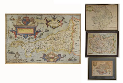 Lot 539 - Four facsimile county maps