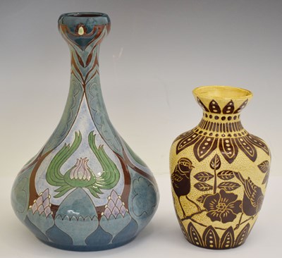 Lot 465 - Kevin Walker (Fortcustard Pottery) - Two studio pottery vases