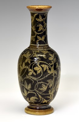 Lot 223 - Martin Brothers stoneware vase by Robert Wallace Martin