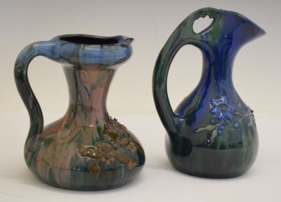 Lot 419 - Two Elton Ware (Clevedon) pottery jugs
