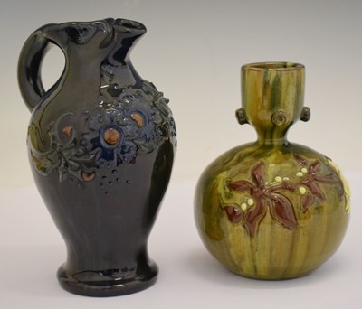 Lot 426 - Elton Ware (Clevedon) pottery vase and jug