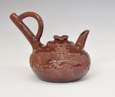 Lot 229 - Elton Ware (Clevedon) pottery teapot and cover
