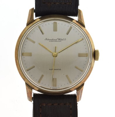 Lot 62 - IWC International Watch Co. - Late 1960s 9ct gold cased wristwatch, ref. 810A