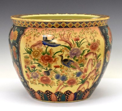 Lot 548 - Modern Chinese fishbowl/jardiniere