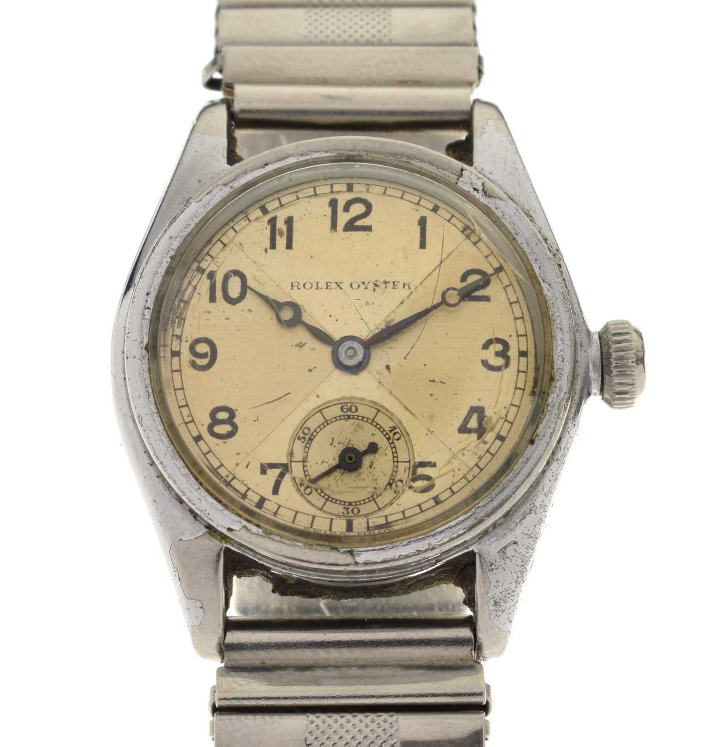 Lot 50 - Rolex - Boy's Oyster stainless steel bracelet watch, ref. 2574
