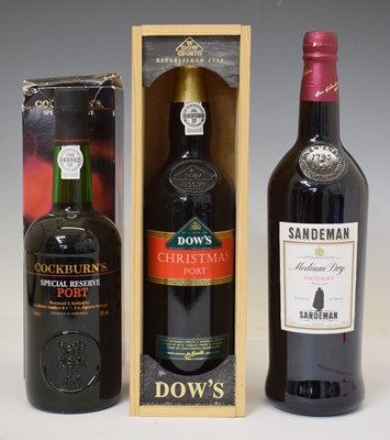 Lot 400 - Dow's Christmas Port, Cockburn's Special Reserve, Sandeman's sherry