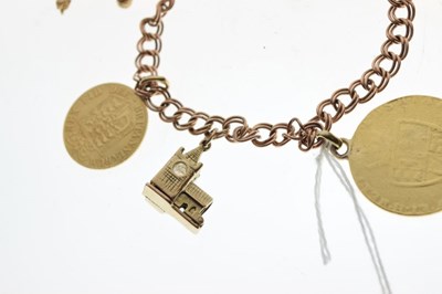 Lot 30 - 9ct gold charm bracelet
