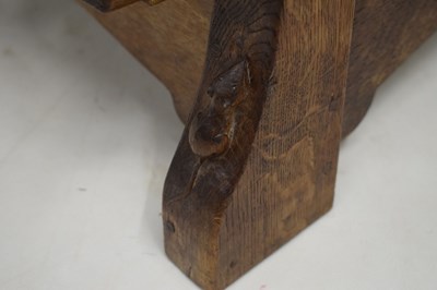 Lot 468 - Robert ‘Mouseman’ Thompson (1876-1955) of Kilburn - Oak recliner armchair