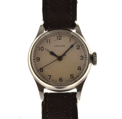 Lot 57 - Longines - World War Two period wristwatch, ref. 21250