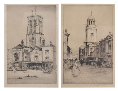 Lot 573 - Dorothy Woollard RE (1886-1986) - Pair of Bristol engravings