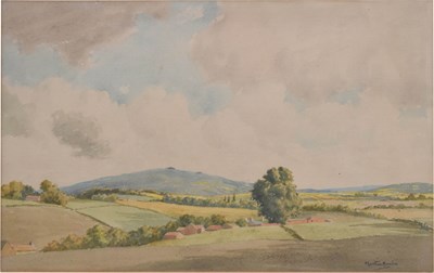 Lot 581 - Martin Hardie (British, 1875-1952) - Watercolour - 'Herefordshire Landscape’
