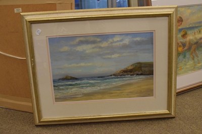 Lot 582 - Barry Paine - oil on canvas - Beach view