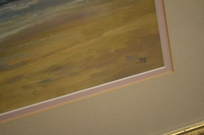 Lot 582 - Barry Paine - oil on canvas - Beach view