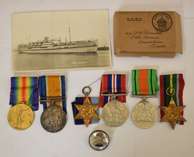Lot 438 - Bennett family medals