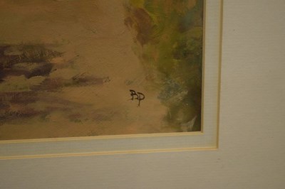 Lot 581 - Barry Paine - oil on board - Pilgrims Way