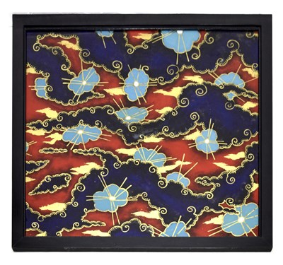 Lot 406 - Contemporary verre églomisé wall mirror by Sterling Studios, London