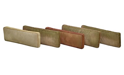 Lot 441 - Five window seat cushions