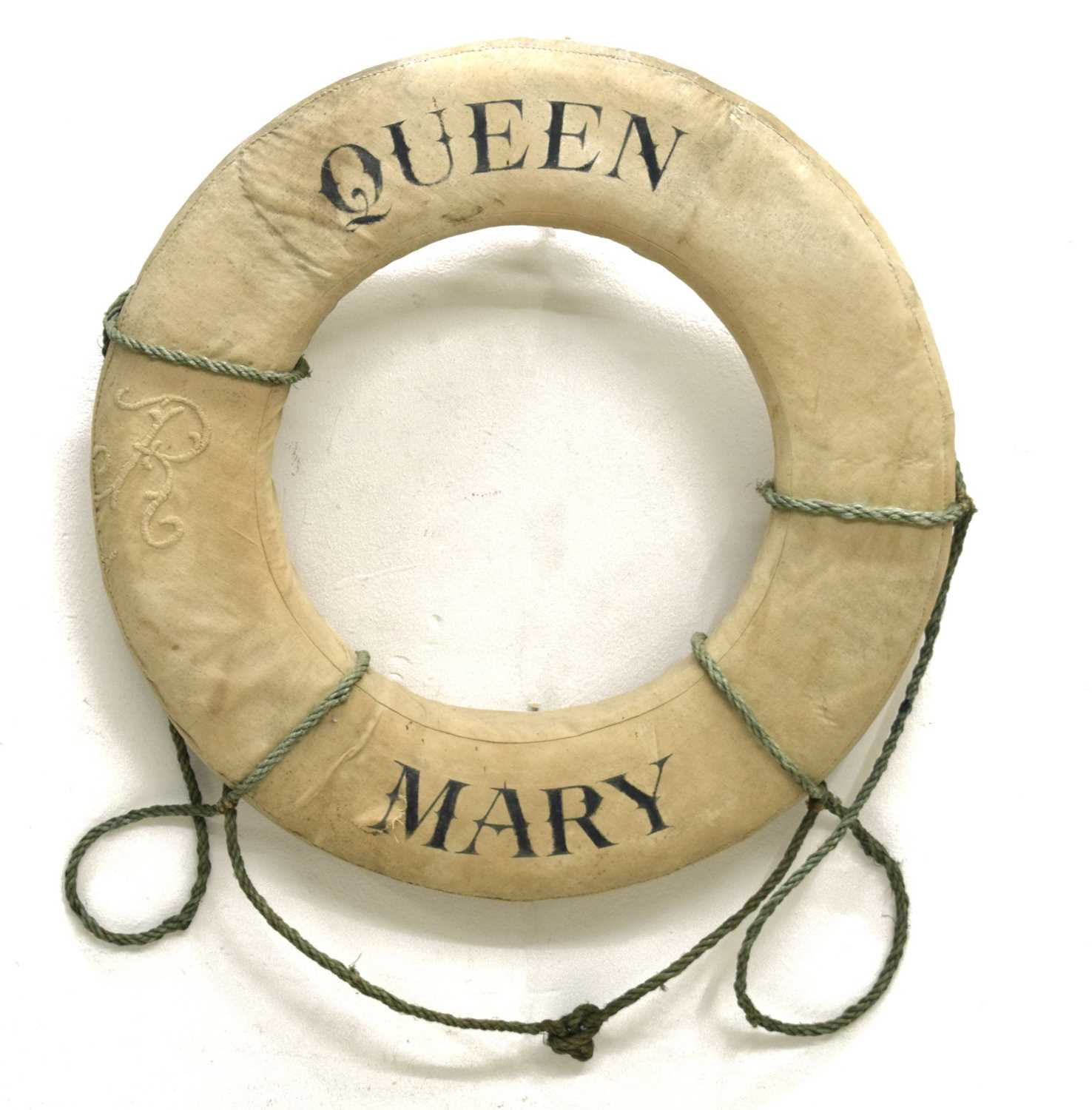 Lot 444 - Vintage life ring, of typical form with