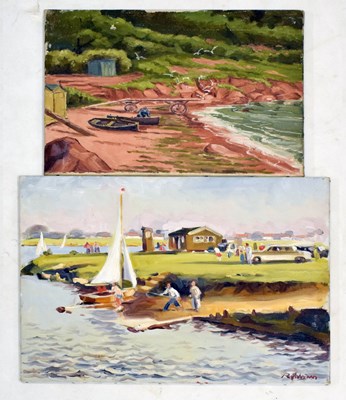 Lot 624 - Ronald Henry Johnson (British, 1930-2025) - Two oils on canvas