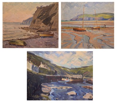 Lot 627 - Ronald Henry Johnson (British, 1930-2025) - Three oils on board