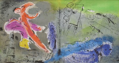 Lot 641 - After Marc Chagall (1887-1985) - Print - 'Vision of Paris'