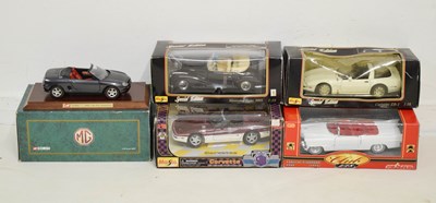 Lot 456 - Five boxed diecast model vehicles