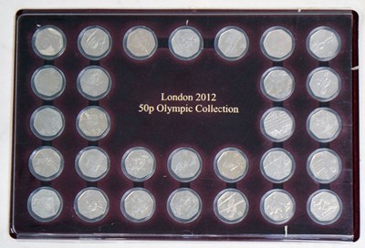 Lot 47 - London 2012 50p Olympic Collection