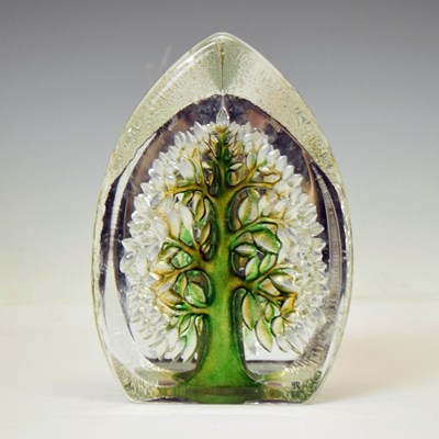 Lot 478 - Mats Jonasson, Sweden - Tree of Life glass sculpture