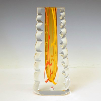 Lot 475 - Contemporary Princ Glass (Czech Republic) studio glass vase