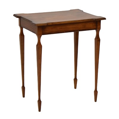 Lot 734 - Early 20th century inlaid mahogany occasional table