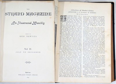 Lot 552 - The Strand Magazine Volume I, II, and IV, including Sherlock Holmes