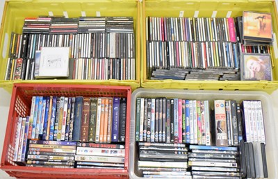 Lot 390 - Large quantity of DVDs and CDs