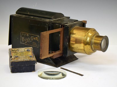 Lot 416 - Boys Own magic lantern, together with slides