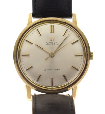 Lot 215 - Omega - 1960s Seamaster 9ct gold cased wristwatch, ref.165/6-5003